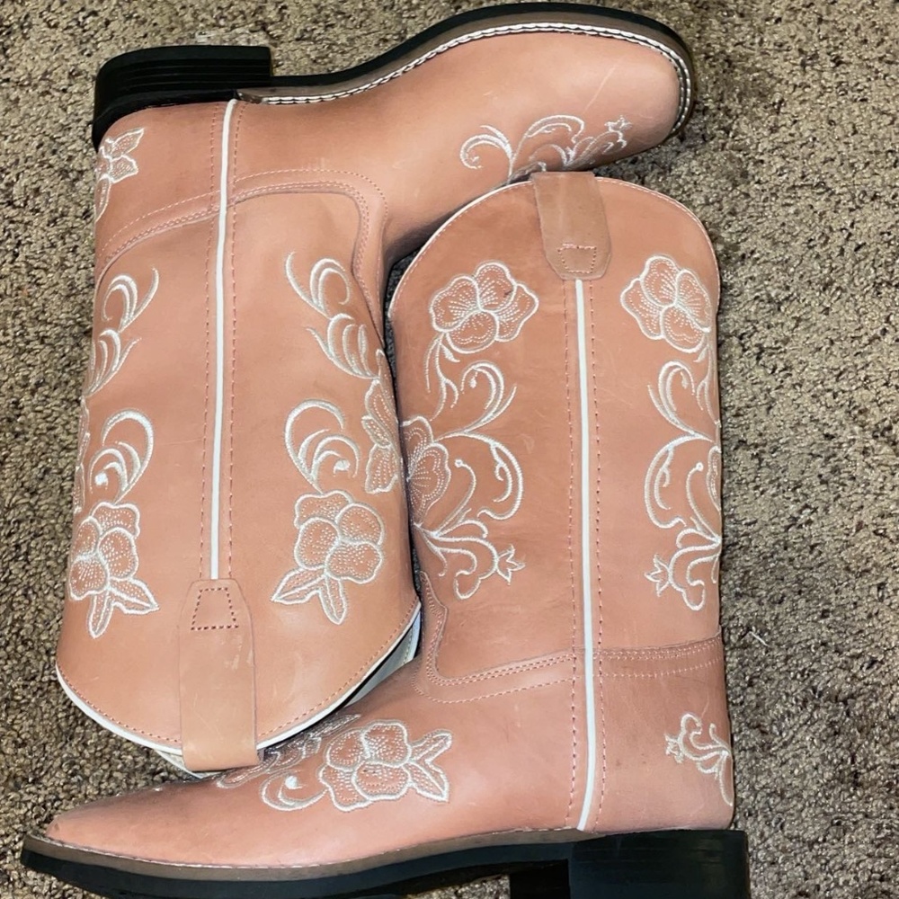Pink boots